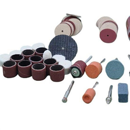  105 Parça Metal Zımpara Gravür Taşlama Oyma Seti Kalıpçı Takımı
