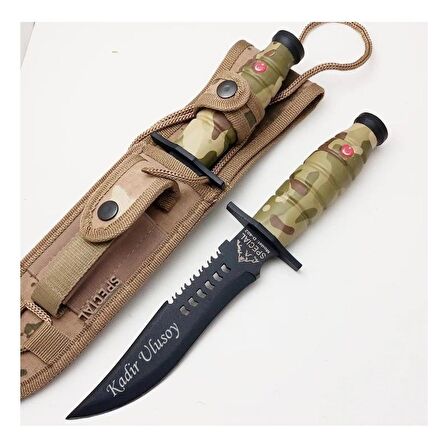 Kişiye Özel Halmak Kamp Komando Bıçağı
