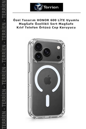 Özel Tasarım HONOR 600 LİTE Uyumlu MagSafe Özellikli Sert MagSafe Kılıf Telefon Örtüsü Cep Koruyucu
