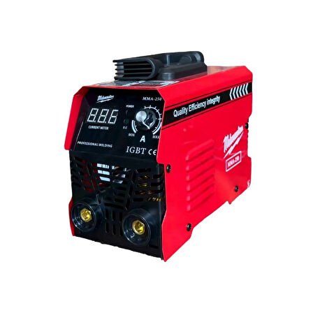 MİLWAUKEE MMA-250 İNVERTER KAYNAK MAKİNASI (2 ADET ELEKTROD HEDİYELİ)