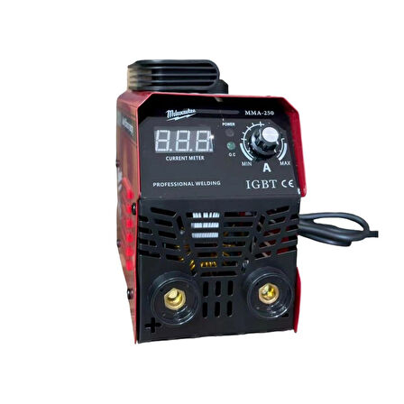 MİLWAUKEE MMA-250 İNVERTER KAYNAK MAKİNASI (2 ADET ELEKTROD HEDİYELİ)