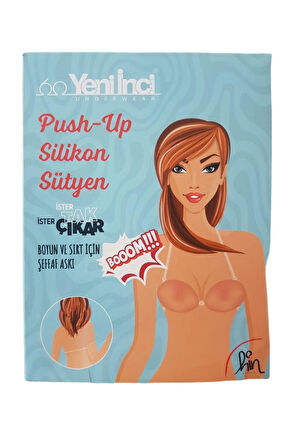 Kadın Push-Up (Dolgulu) Silikon Sütyen 8901