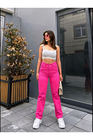 Straight Fit Kadın Jean Şık Kesim