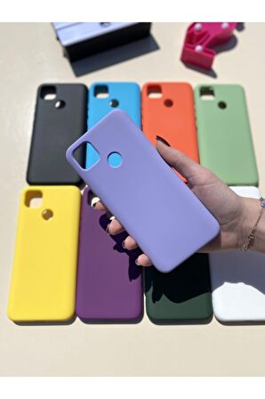 Xiaomi Redmi 9c Uyumlu Silikon Lansman Kılıf - Lila