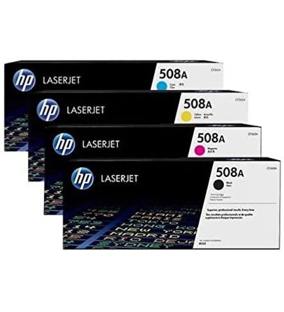 Hp Color LaserJet Enterprise MFP M577f / 508A Orjinal Toner Seti