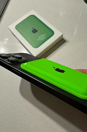 Apple Iphone Uyumlu Telefon Arkası Magsafe Silikon Cüzdan Kartlık İos 12/13/14/15/16 Ölçüleri 10x6cm
