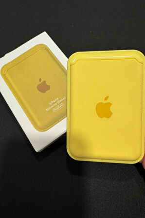Apple Iphone Uyumlu Telefon Arkası Magsafe Silikon Cüzdan Kartlık İos 12/13/14/15/16 Ölçüleri 10x6cm