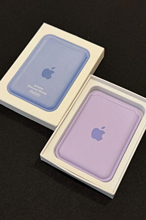 Apple Iphone Uyumlu Telefon Arkası Magsafe Silikon Cüzdan Kartlık İos 12/13/14/15/16 Ölçüleri 10x6cm