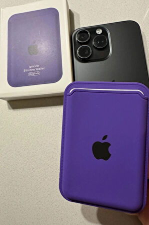 Apple Iphone Uyumlu Telefon Arkası Magsafe Silikon Cüzdan Kartlık İos 12/13/14/15/16 Ölçüleri 10x6cm