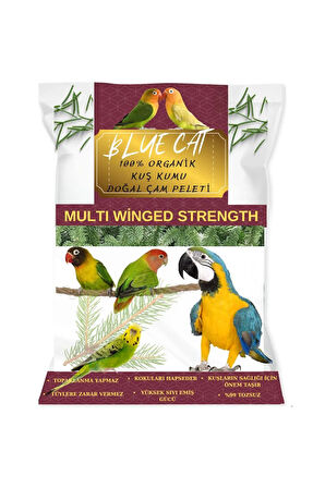 Çam Peleti Kuş Kumu Net 2.5 kg - 5 lt - Topaklanmayan %100 Organik Cam Peledi Kuş Kumu