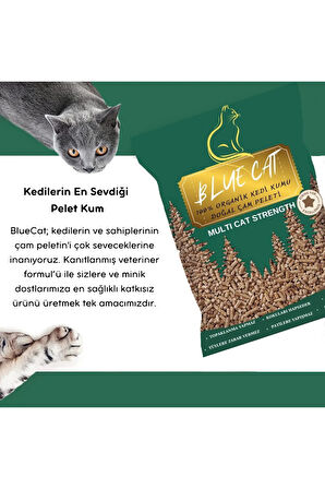 Çam Peleti sürüngen Kumu Net 10 Kg - 20 Lt - Topaklanmayan %100 Organik Cam Peledi