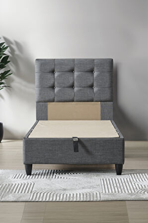 Mimoza Tek Kişilik Sandıklı Baza ve Başlık Seti 2’li Set