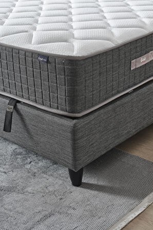 Mimoza Modeli Çift Kişilik Paket Yaylı Yatak Full Ortopedik ve Antibakteriyel Özellikli