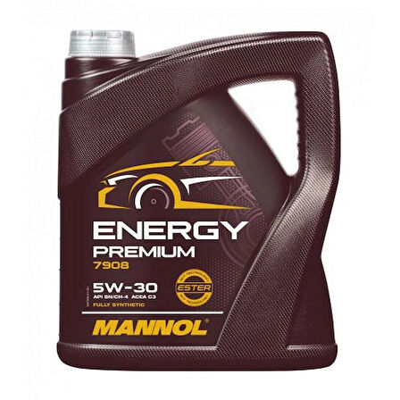 MN7908-4 ENERGY PREMIUM SAE 5W-30 API SN/CH-4 ACEA C3  FULLY SYNTHETİC  4 L