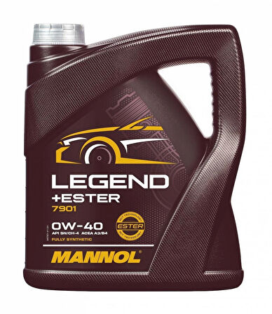 MN7901-4  LEGEND+ESTER SAE 0W-40  API SN/CF   4 L