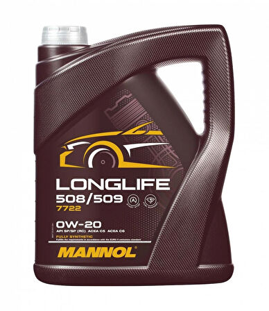 MN7722-5 LONGLIFE 508/509 SAE 0W-20 API SP (RC) ACEA C5  5 L