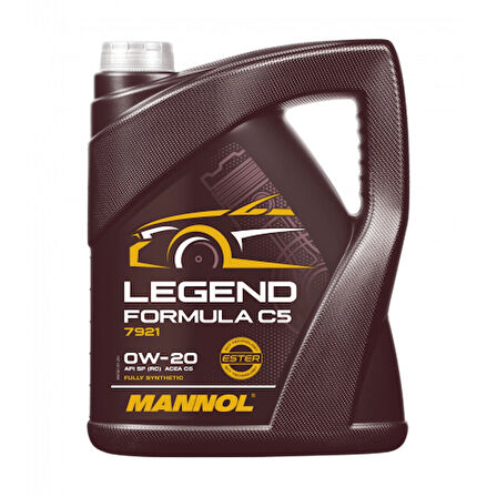 MN7921-5 LEGEND FORMULA C5  SAE 0W-20  API SP (RC) ACEA C5  5 L