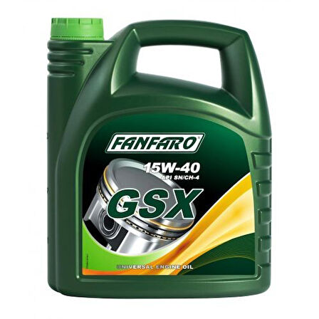 FF6401-4  FANFARO GSX  API SN/CH-4  SAE  15W-40 4 L
