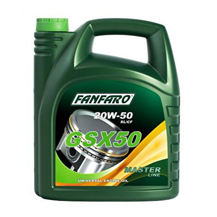 FF6403-4  FANFARO GSX-50  API SN/CH-4  SAE  20W-50  4 L