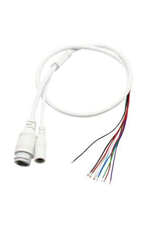 MN6 MN-IP3 IP Kamera Yedek Kablo, RJ45 Ethernet ve DC Güç Soketi, 9 Pin