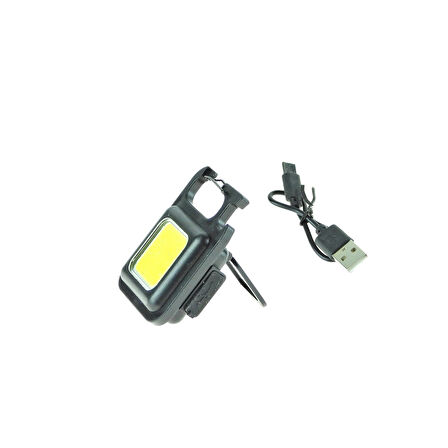 Mini Led Fener Cep Feneri Şarjlı Mıknatıs Magnetli