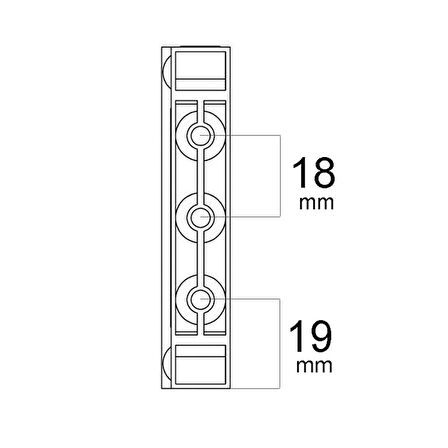 Pvc Pencere Menteşesi Pimapen 75mm Beyaz Plastik Değildir