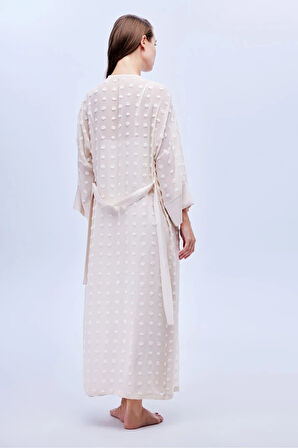 Vivenne Gelin Gecelik Seti Krem 1637