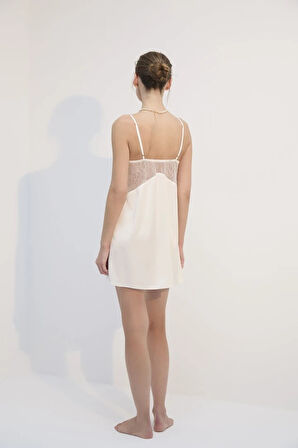 Amore  Ekru Gelin Gecelik Seti 1759