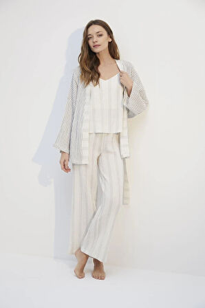 Juliette Siyah Alt Üst Sabahlık Takım 1735