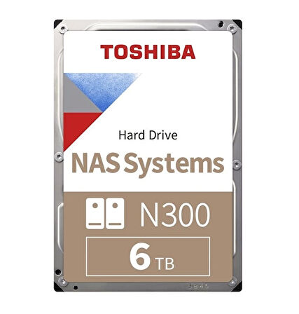 TEKNOTEG - 6TB TOSHIBA N300 7200RPM SATA3 512MB MN10ADA600S