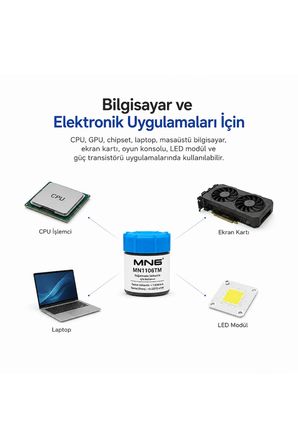 MN1106TM 10 Gr Gri Termal Macun 1.93 W/mK CPU GPU Laptop Ekran Kartı Chipset PS4 PS3 PC Soğutucu Macun