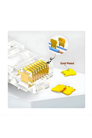 MN6 MN116F Cat6 Jack/150 Adet-EZ YENİ NESİL rj45 konnektör-8P/8C AÇIK UÇLU SOKET/rj45 jack