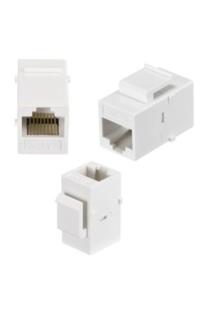 MN6 MN118CK Cat6 RJ45 Dişi Dişi Klipsli Ethernet Kablo Birleştirici ve İnternet Kablosu Uzatma Aparatı 8P8C 250 MHz-2 Adet