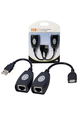 MN6 MN131S USB RJ45 Extender – Uzatma Kablosu, Tak-Çalıştır, Tüm USB Cihazlarla Uyumlu