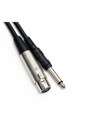 MN166MC 5 Metre Mikrofon Kablosu XLR Dişi - 6.3mm Jack Erkek (Amfi & Mikser Uyumlu)
