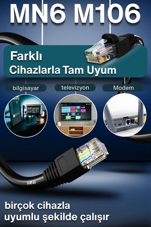 MN171SK Spekon Spekon Hoparlör Kablosu 10 Metre Profesyonel Ses Sistemi Bağlantı Kablosu