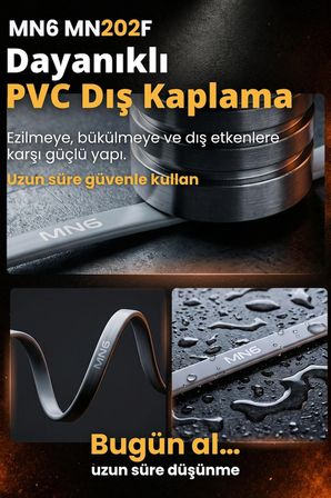 MN6 MN202F Telefon Hat Kablosu 70 Metre Bakır İletken-Diş Mekan Uyumlu Adsl Vdsl Modem Uyumlu DSL Kablo Flat 4'Lü