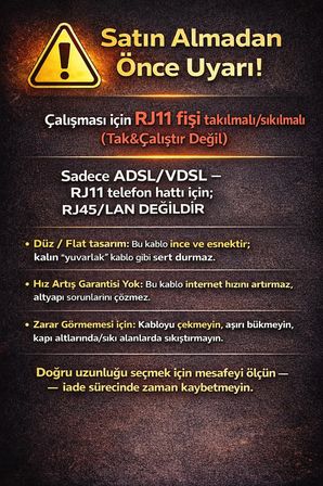 MN6 MN207FS Telefon hat Kablosu 100 metre/2 Telli-Flat-rj11 kablo/Kutu–Modem DSL Adsl Vdsl kablosu
