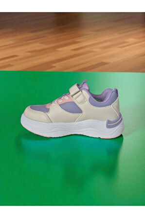 UNISEX KAUÇUK TABAN CIRTLI BAĞCIKLI ESNEK VE HAFİF ÇOCUK SNEAKER