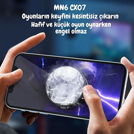 MN6 CX07 Telefon Soğutucu Fan/15W Power Radyatörlü/Tablet soğutucu fan.anında Isı Dağılımı Özellikli