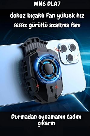 Dla7 Telefon Soğutucu Fan/hızlı Soğutucu Radyatörlü/telefon Soğutucusu.anında Isı Dağılımı Özellikli