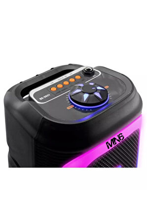 MN6 QS27 Bluetooth Hoparlör/20W Hoparlör/P.M.P.O 2000W/ledli Bluetooth Hoparlör/1500Mah-Ses Topu