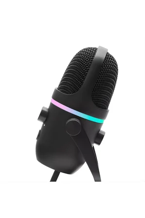 VOICEPRO R24 RGB USB Stüdyo Mikrofonu | 192kHz / 24Bit | Çift Yönlü (Cardioid & Omnidirectional)