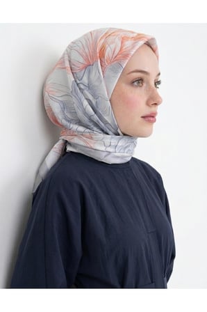 Kadın Menekşe Twill Eşarp