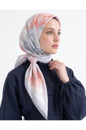 Kadın Menekşe Twill Eşarp