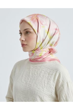 Kadın Bloom Twill Eşarp