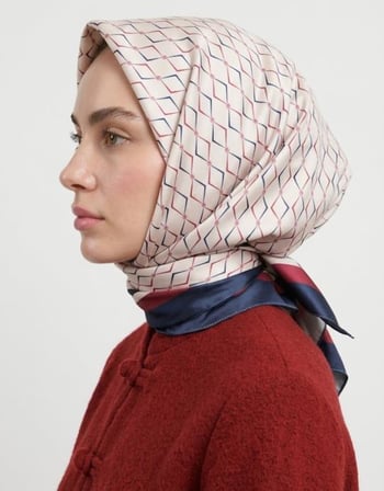 KARO MONOGRAM TWİLL EŞARP