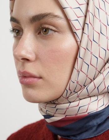 KARO MONOGRAM TWİLL EŞARP