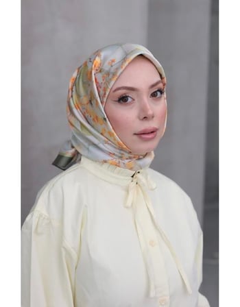 FREZYA TWİLL EŞARP TEREYAĞ SARISI