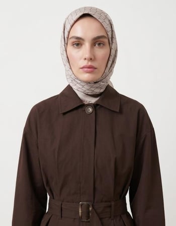 KARO MONOGRAM TWİLL EŞARP